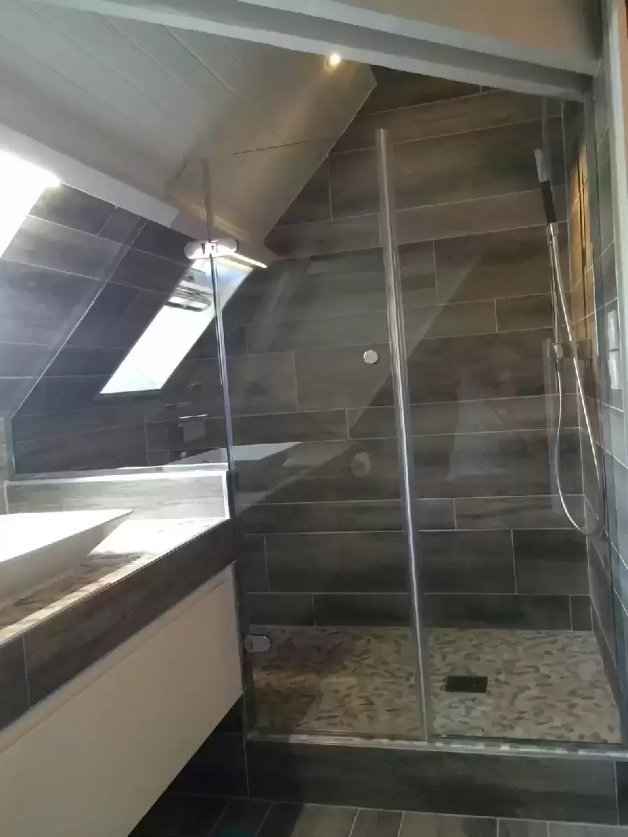 Parois de douche en verre trempé