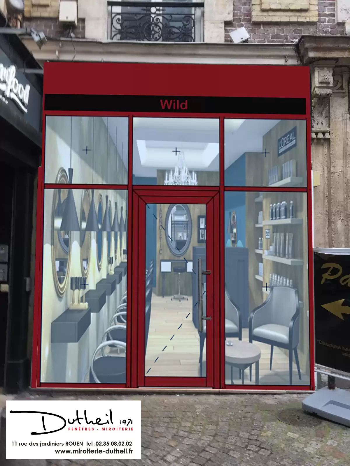 Miroiterie et menuiserie - Installation ou remplacement de votre façade de magasin Miroiterie et menuiserie - Installation ou remplacement de votre façade de magasin