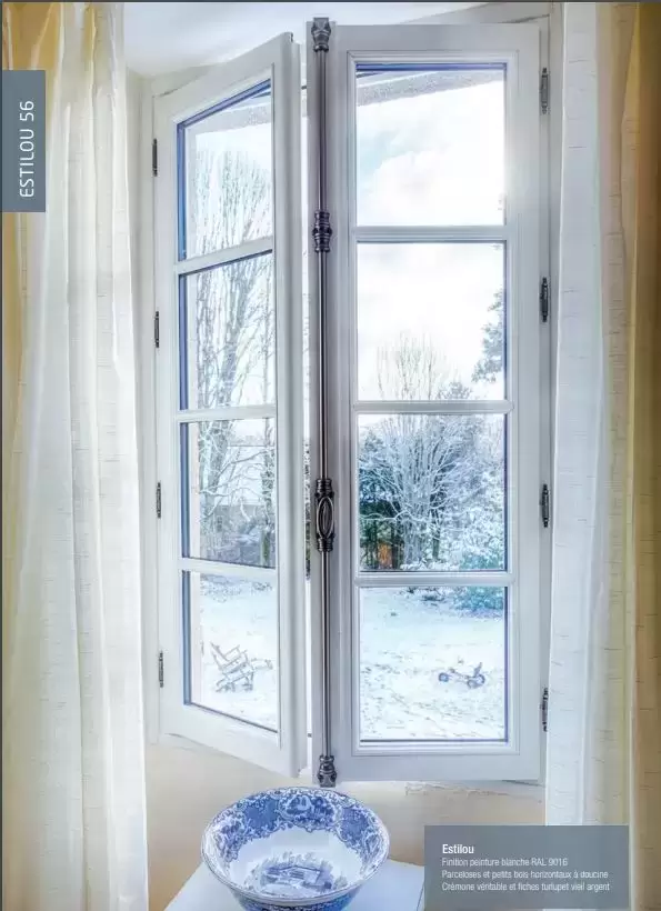 Fenêtre bois blanc Estilou Atulam Fenêtre bois blanc Estilou Atulam