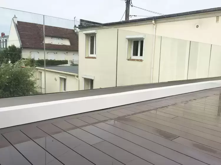 Garde corps terrasse extérieure sur mesure