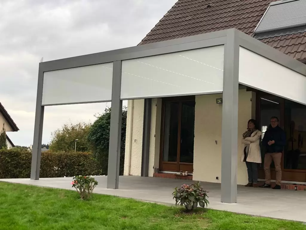 Vérandas, pergolas et SPA - pose de pergola bioclimatique