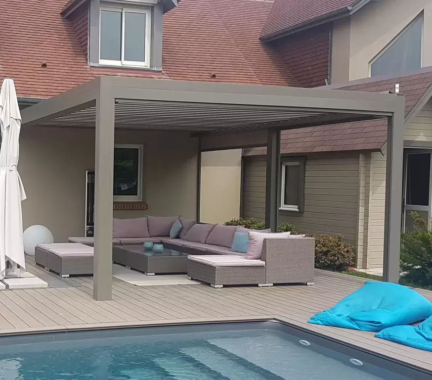 Vérandas, pergolas et SPA - Pergola bioclimatique sur SAINT MARTIN DU VIVIER 76160 Vérandas, pergolas et SPA - Pergola bioclimatique sur SAINT MARTIN DU VIVIER 76160