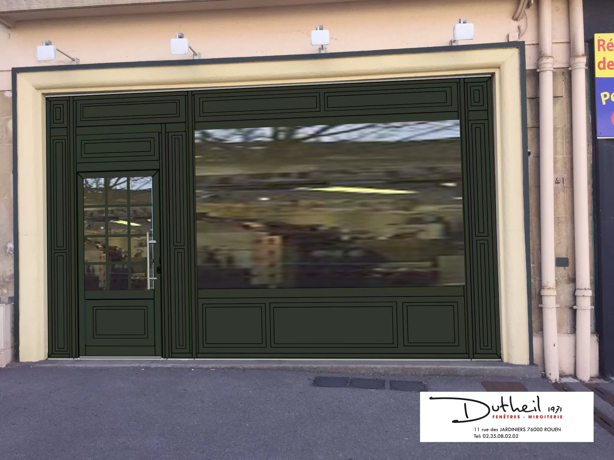 Miroiterie et menuiserie - REALISATION D'UNE FACADE EN ALUMINIUM Miroiterie et menuiserie - REALISATION D'UNE FACADE EN ALUMINIUM
