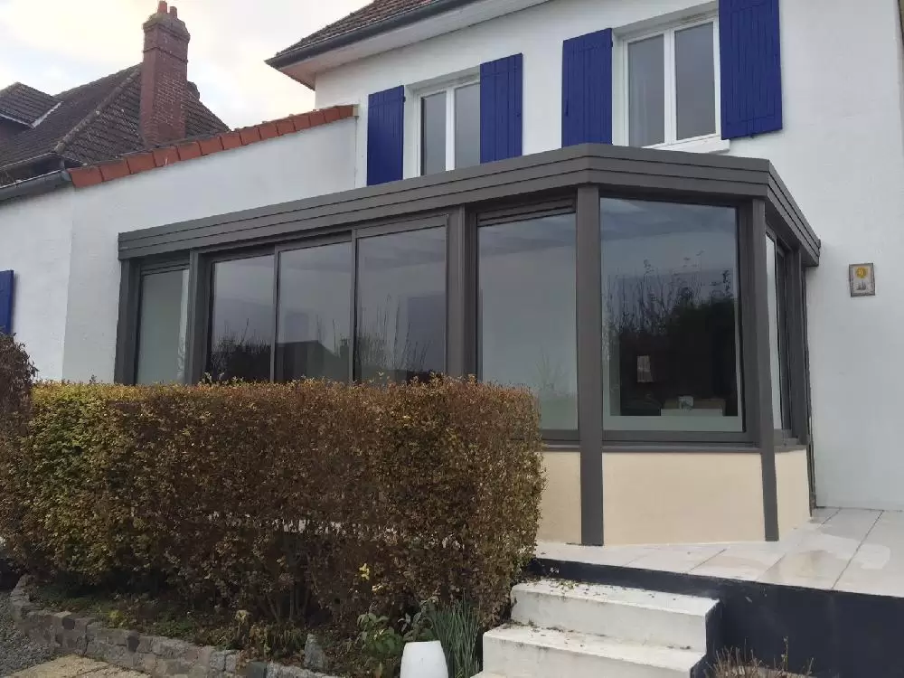 Vérandas, pergolas et SPA - Pose d'une veranda ALU sur ROUEN