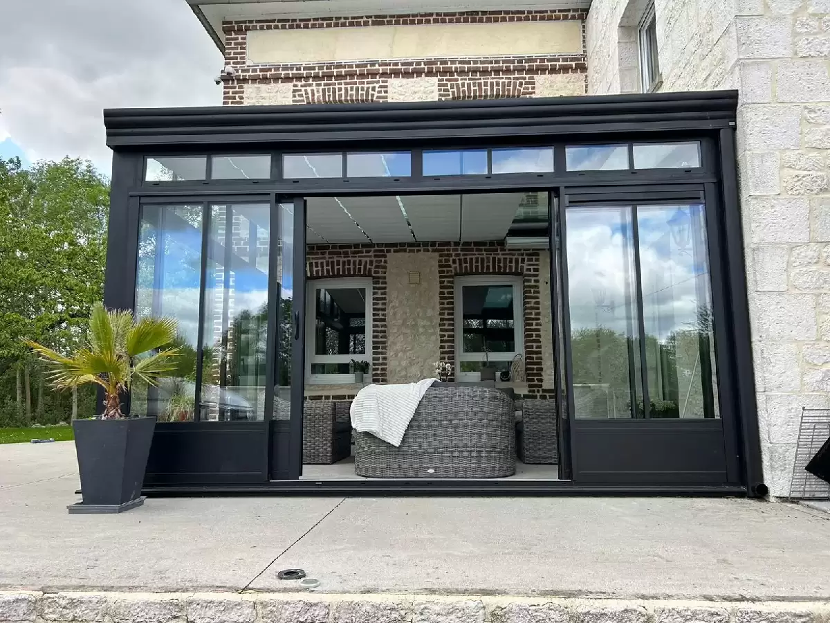 Véranda aluminium sur mesure Normandie Véranda aluminium sur mesure Normandie