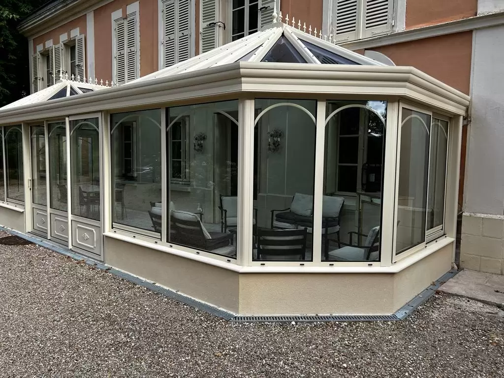 Vérandas, pergolas et SPA - VERANDA ALUMINIUM GRANDE DIMENSION