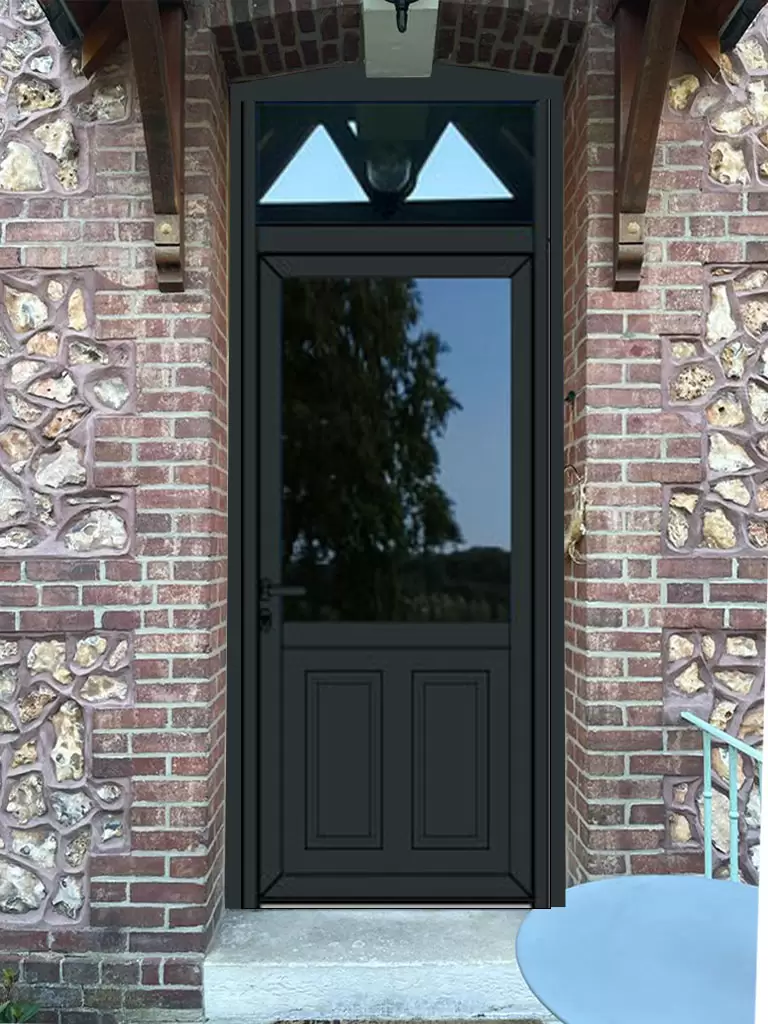 Miroiterie et menuiserie - PORTE EN ALUMINIUM SUR MESURE DE MARQUE TECHNAL